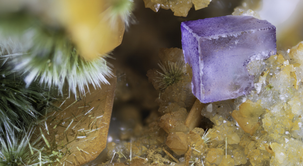 Fluorite & Olivenite