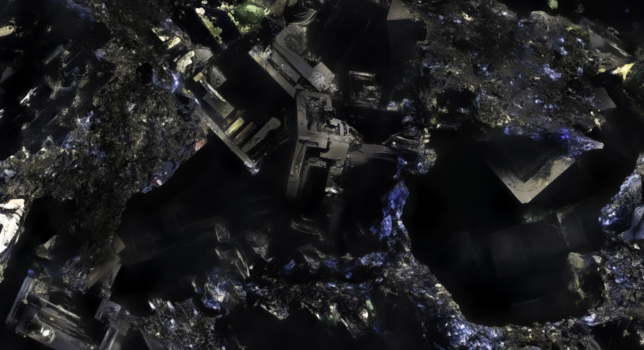 Mineral Picture in a Black Frame