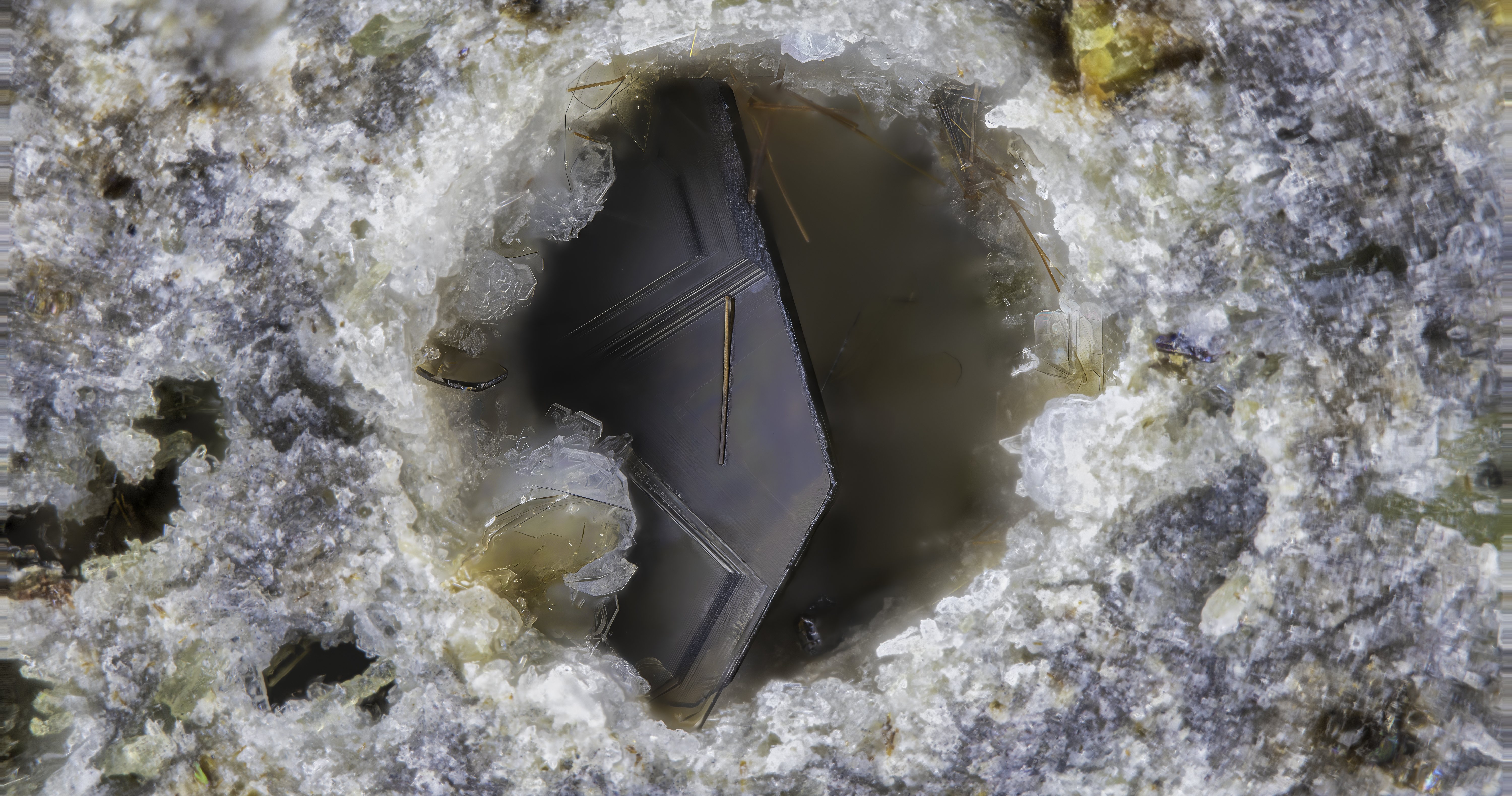 Mineral Picture in a Black Frame
