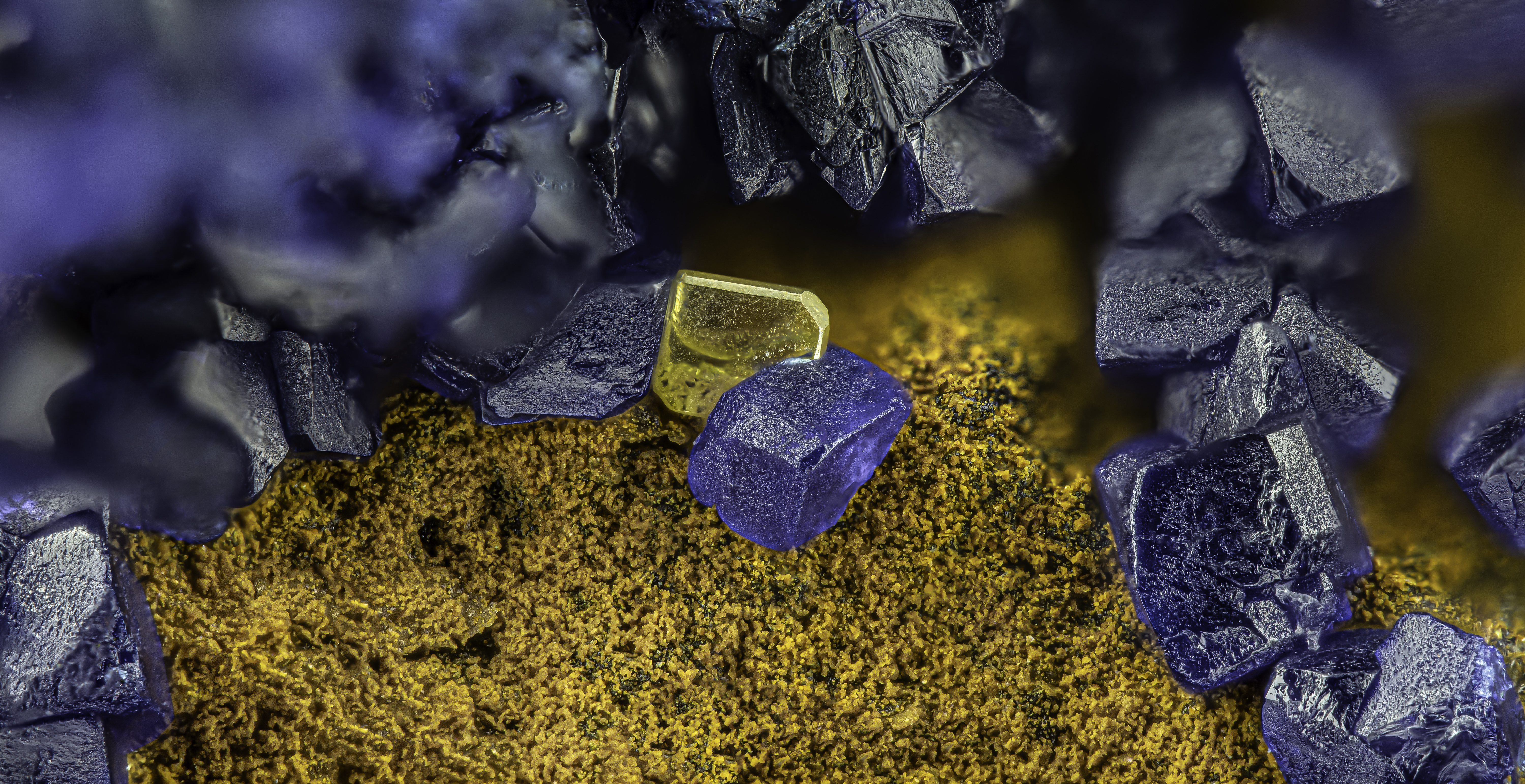 Mineral Picture in a Black Frame